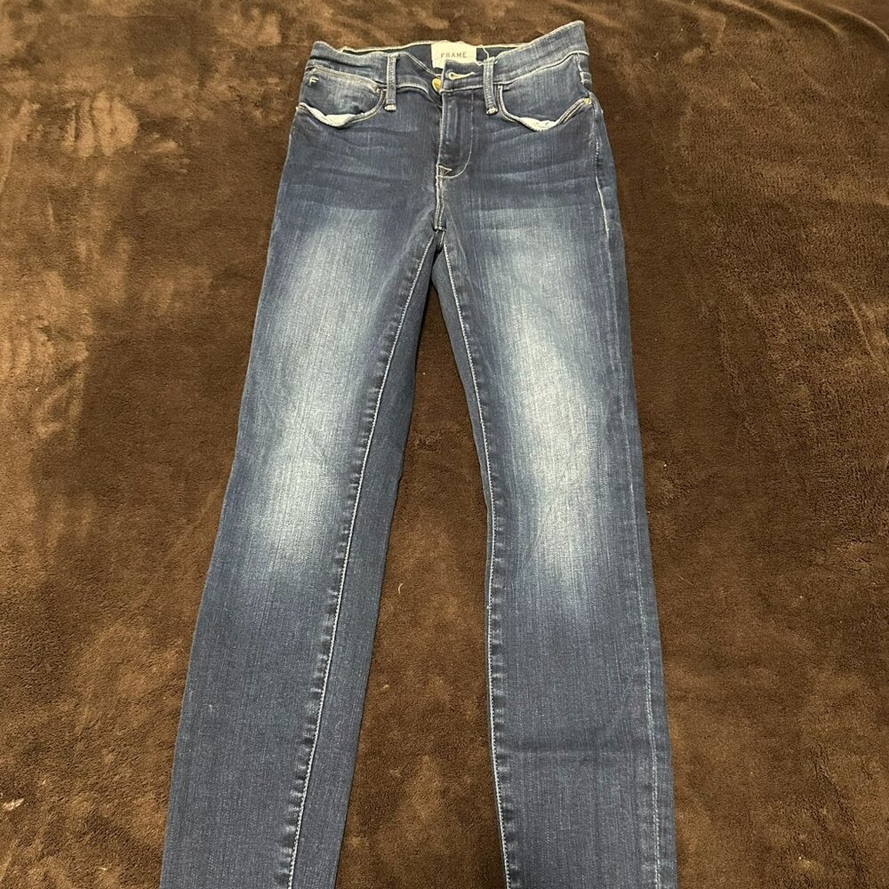 Frame Blue  Le High Skinny Jeans